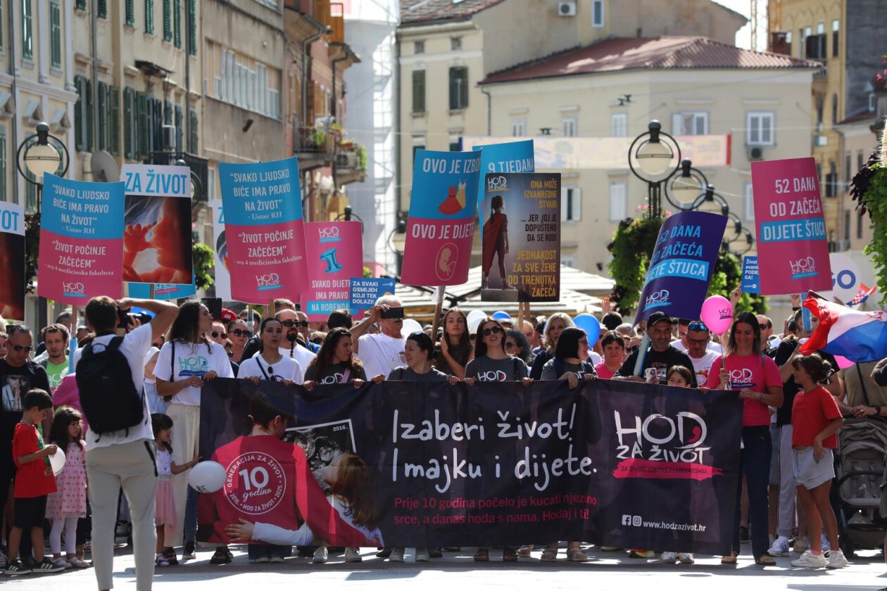 Rijeka: Hod za život na riječkim ulicama