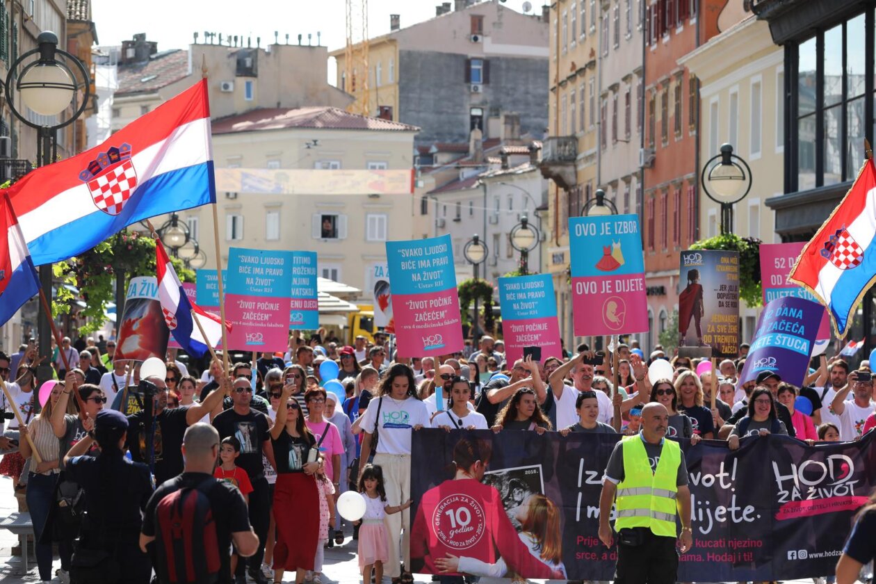 Rijeka: Hod za život na riječkim ulicama