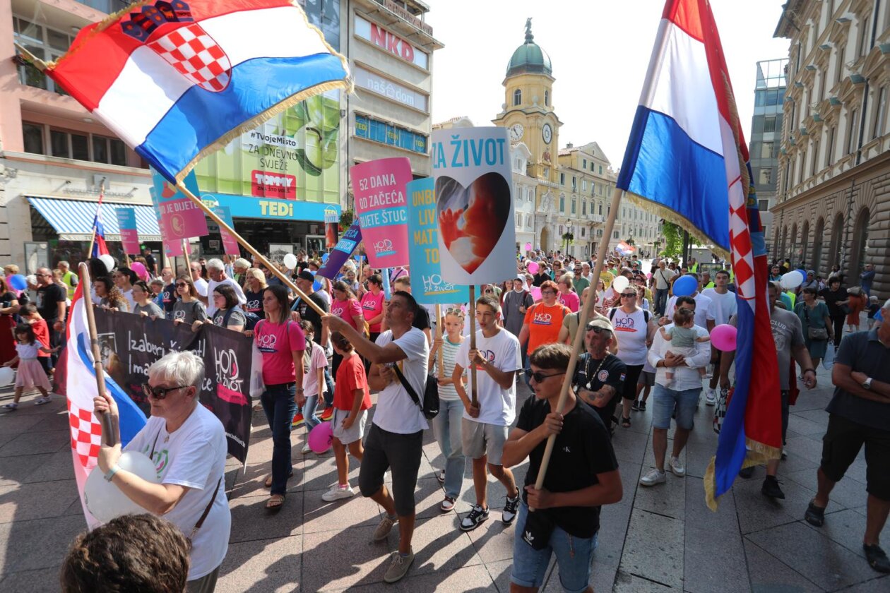 Rijeka: Hod za život na riječkim ulicama