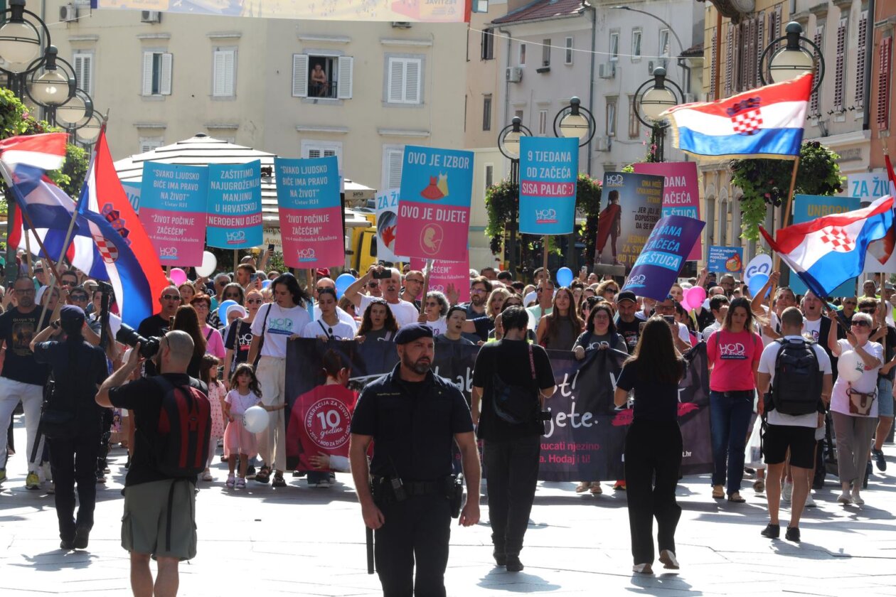 Rijeka: Hod za život na riječkim ulicama