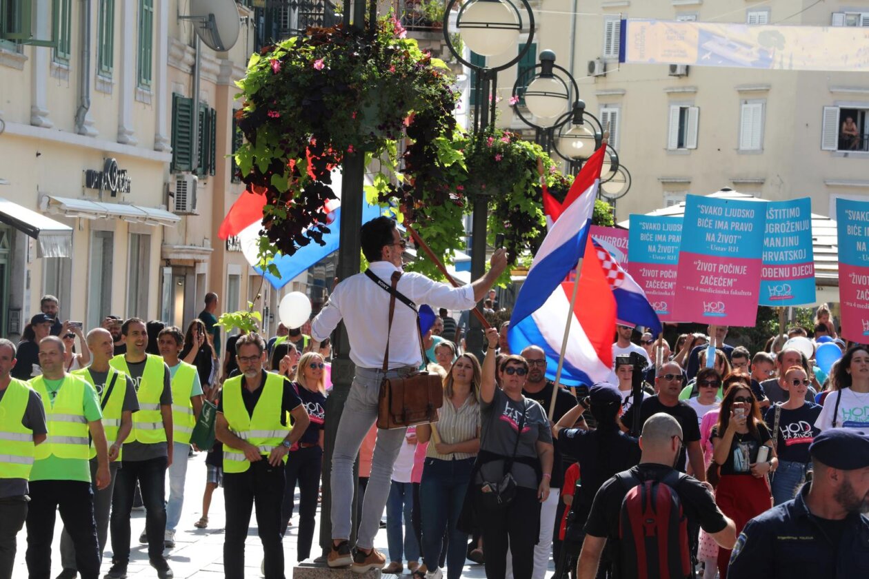Rijeka: Hod za život na riječkim ulicama
