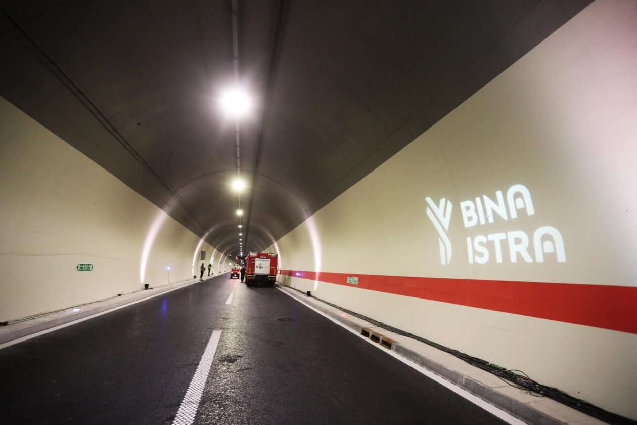 Rijeka: Premijer Andrej Plenković na svečanom puštanju u rad tunela Učka Rijeka: Premijer Andrej Plenković na svečanom puštanju u rad tunela Učka