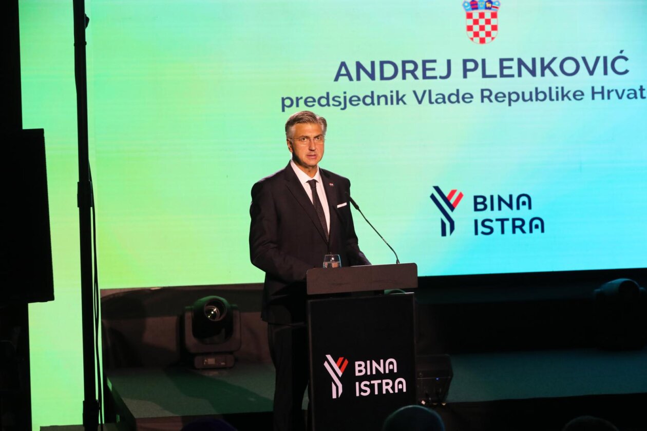 Rijeka: Premijer Andrej Plenković na svečanom puštanju u rad tunela Učka Rijeka: Premijer Andrej Plenković na svečanom puštanju u rad tunela Učka