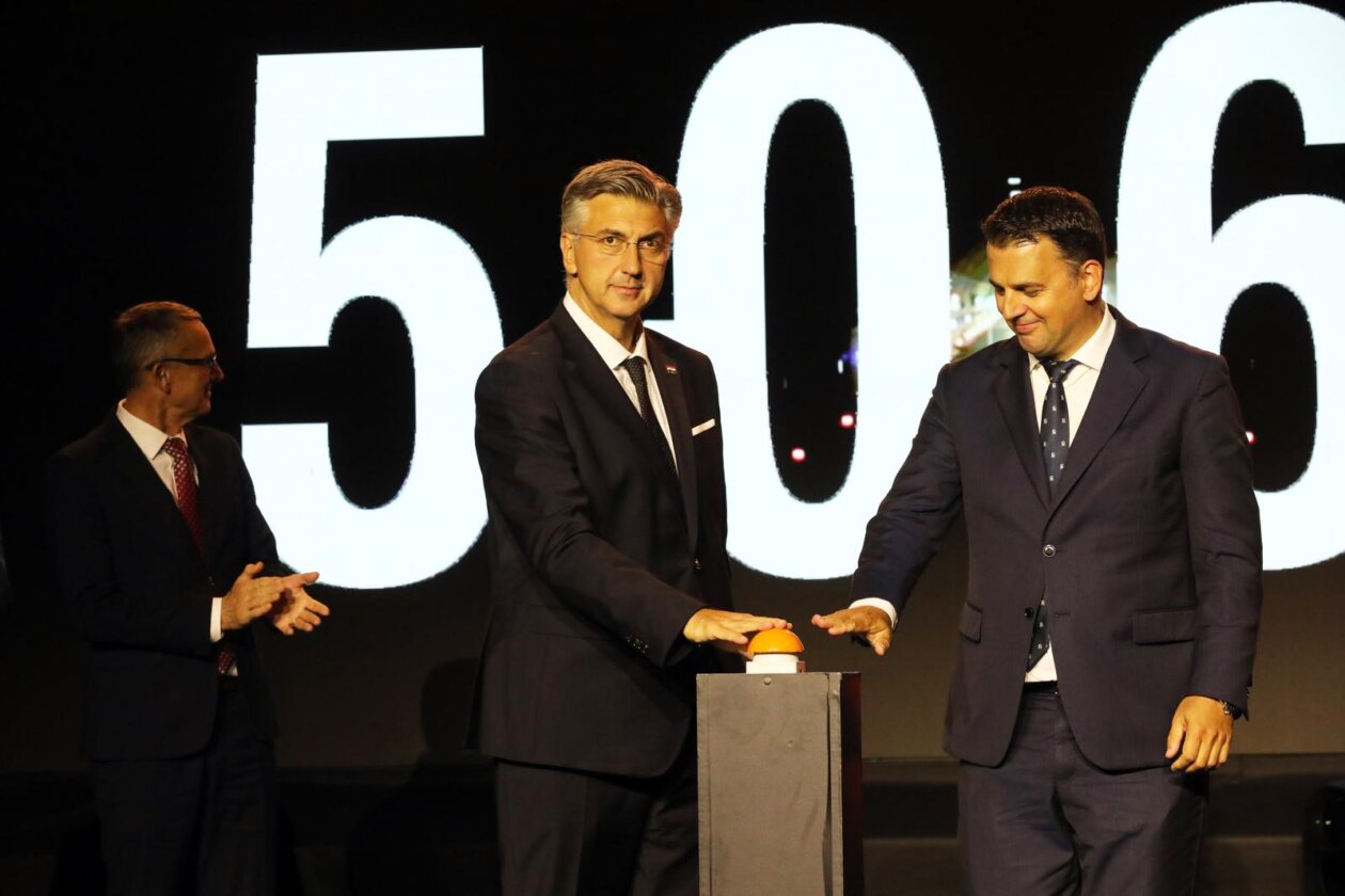 Rijeka: Premijer Andrej Plenković na svečanom puštanju u rad tunela Učka Rijeka: Premijer Andrej Plenković na svečanom puštanju u rad tunela Učka