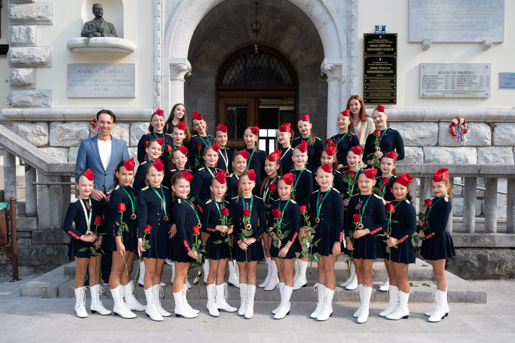 Foto Luigi Opatija, Grad Opatija, Prijem nagrađenih mažoretkin