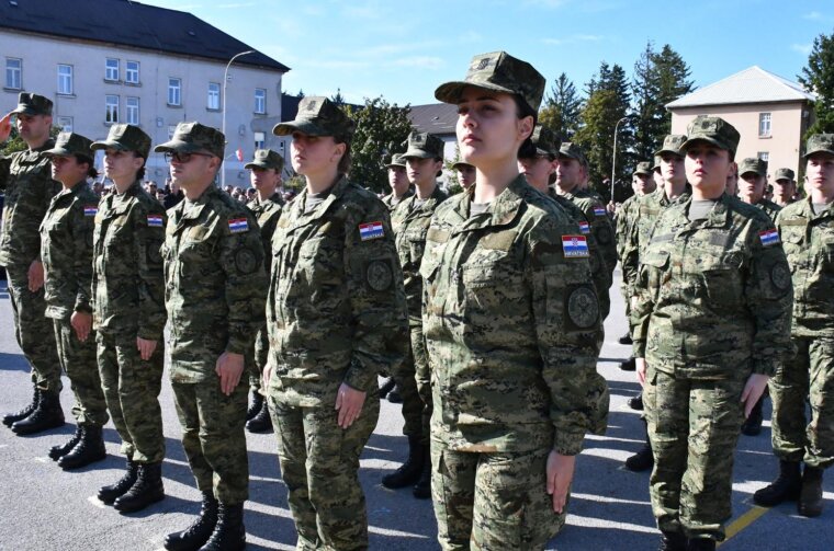 Požega: Svečana prisega 47. naraštaja ročnika na dragovoljnom vojnom  osposobljavanju