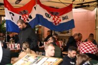 Prag: Hrvatski navijači u gradu
