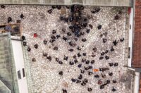 Sarajevo: Pogled iz zraka na dženazu za Halida Bešlića u Gazi Husrev-begovoj džamiji