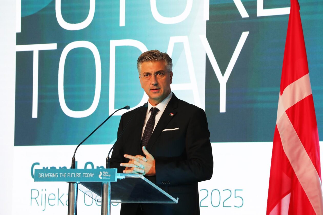 Rijeka: Otvorenje Rijeka Gatewaja kojem je nazočio premijer Andrej Plenković