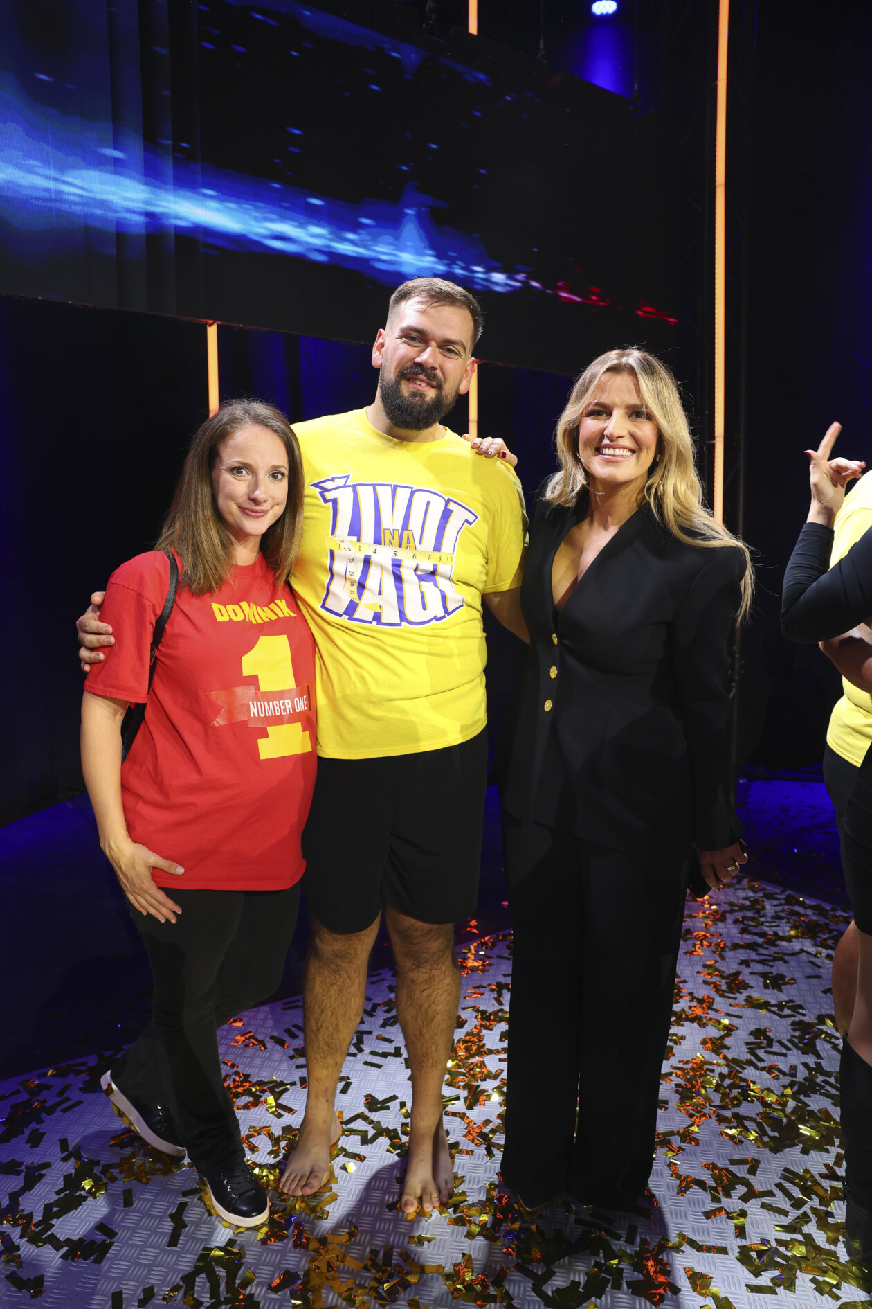 Dominik sa suprugom Helenom i Antonijom Dominik sa suprugom Helenom i Antonijom