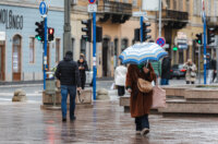 Ilustrativna jesen hladnoća kiša -0303