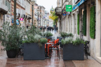 Ilustrativna jesen hladnoća prazni kafić-0307