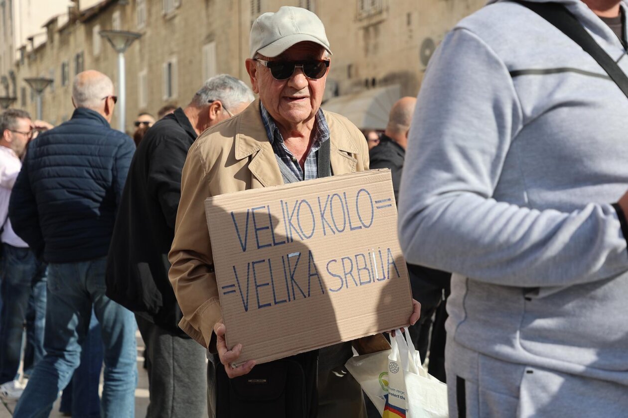 Split: Torcida na Rivi održala prosvjed