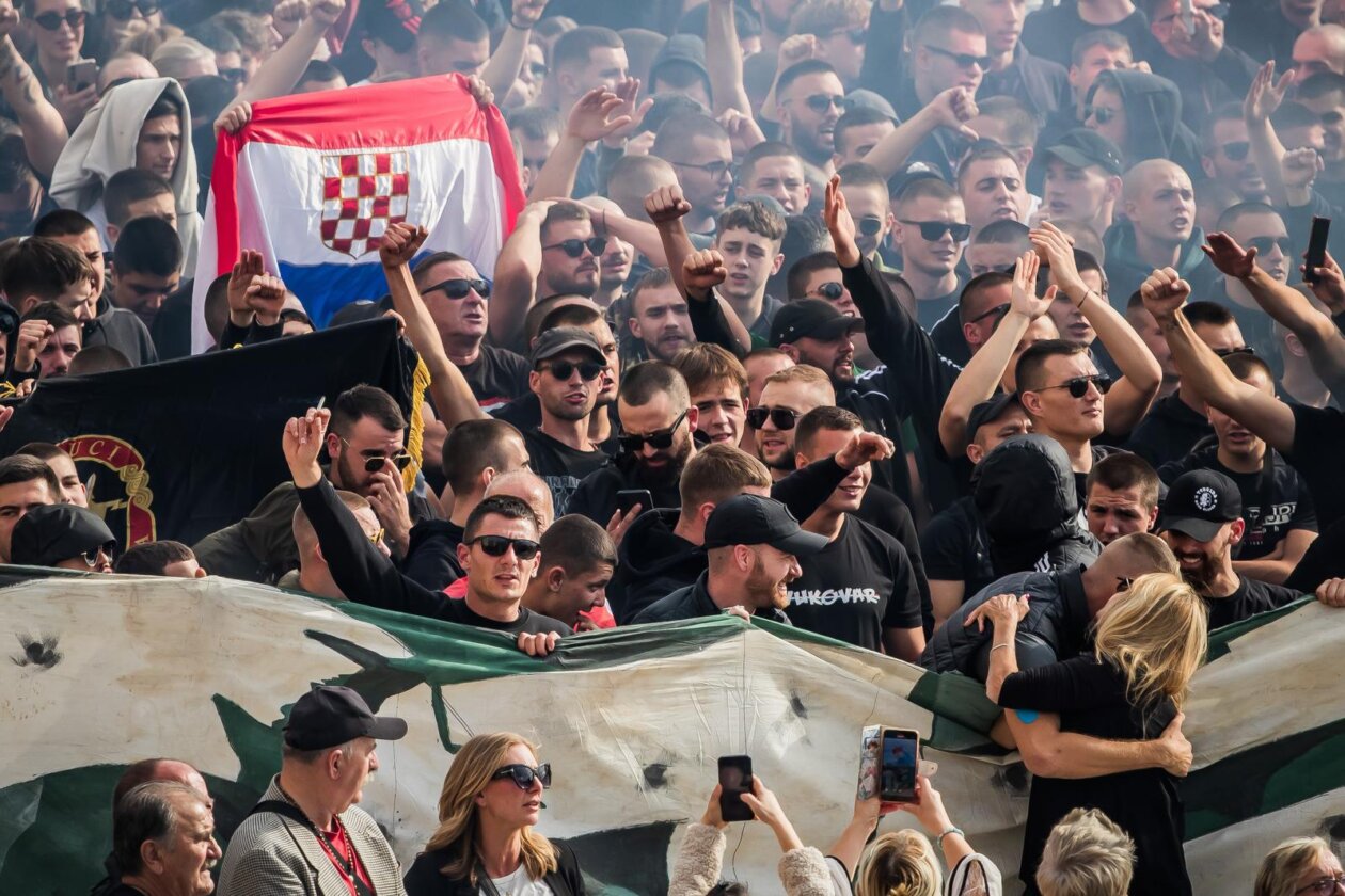 Split: Torcida na Rivi održala prosvjed