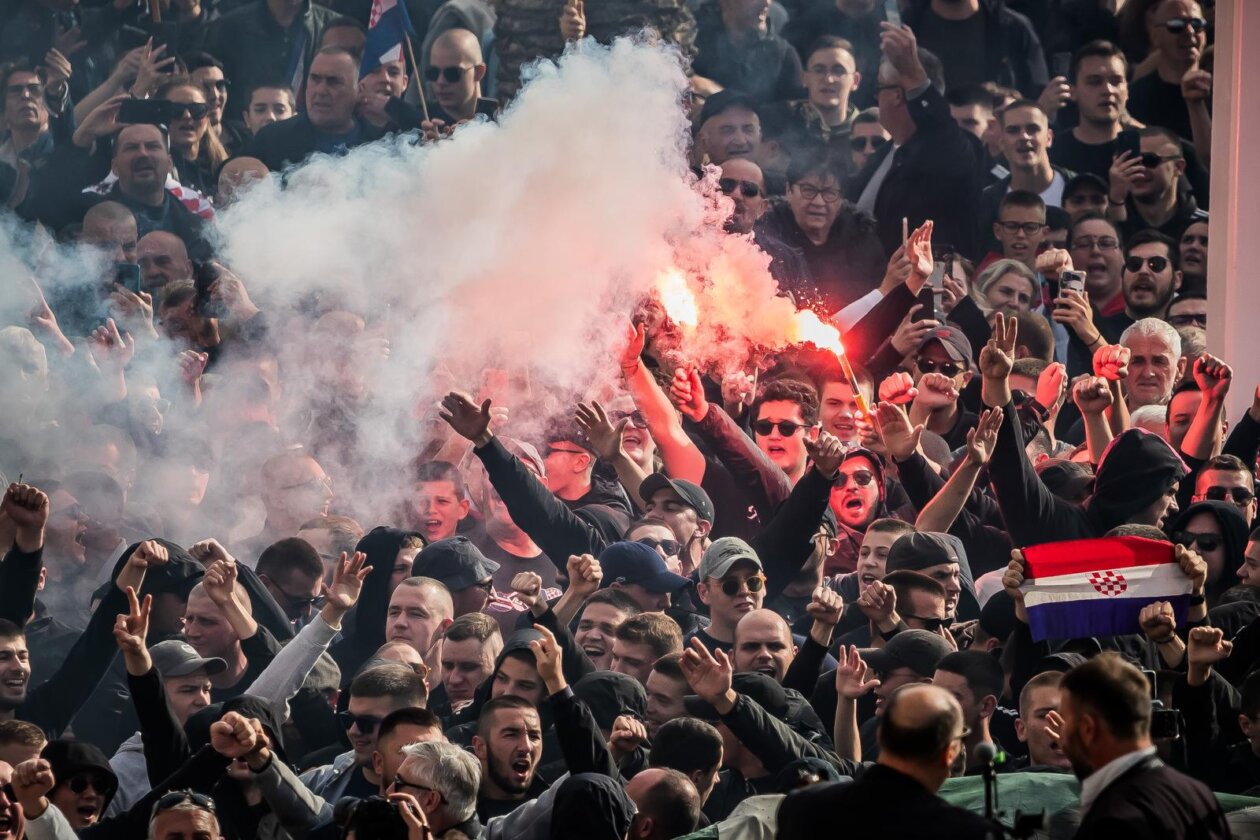 Split: Torcida na Rivi održala prosvjed
