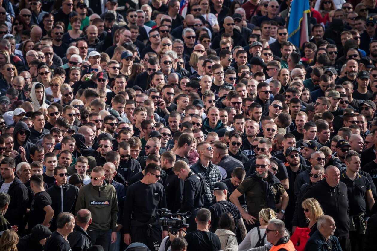 Split: Torcida na Rivi održala prosvjed