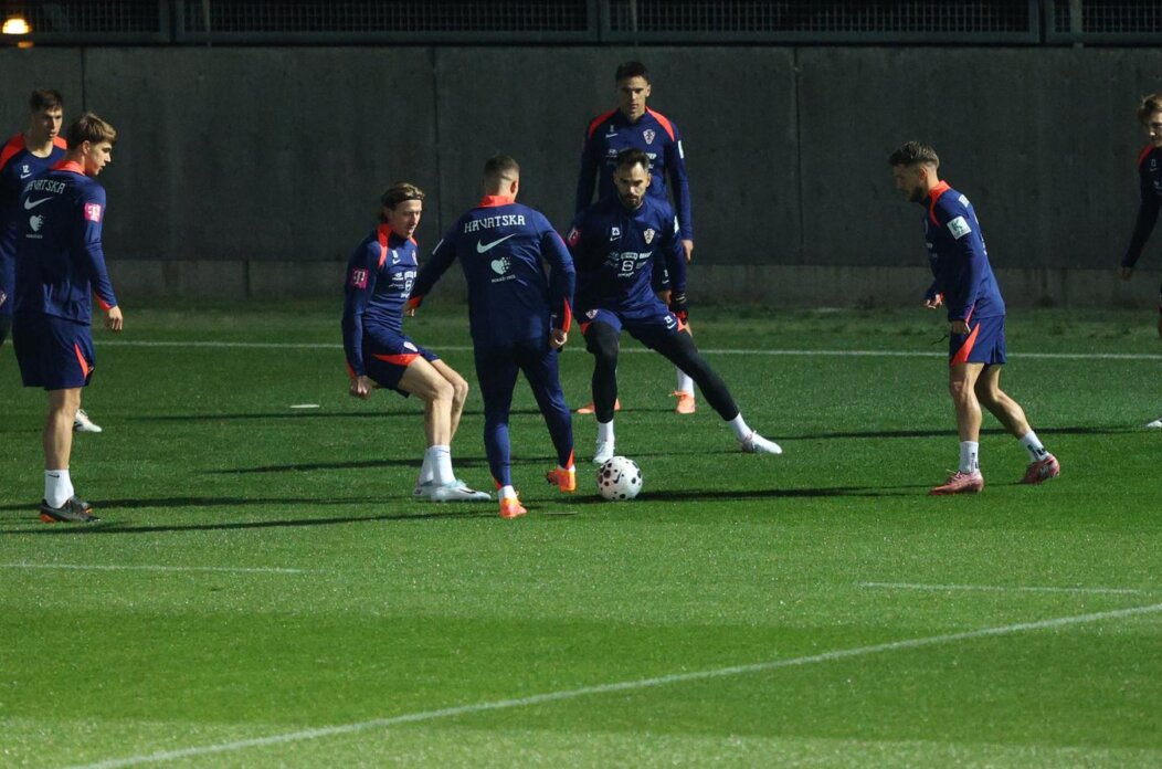 Rijeka: Hrvatski nogometni reprezetativci odradili trening