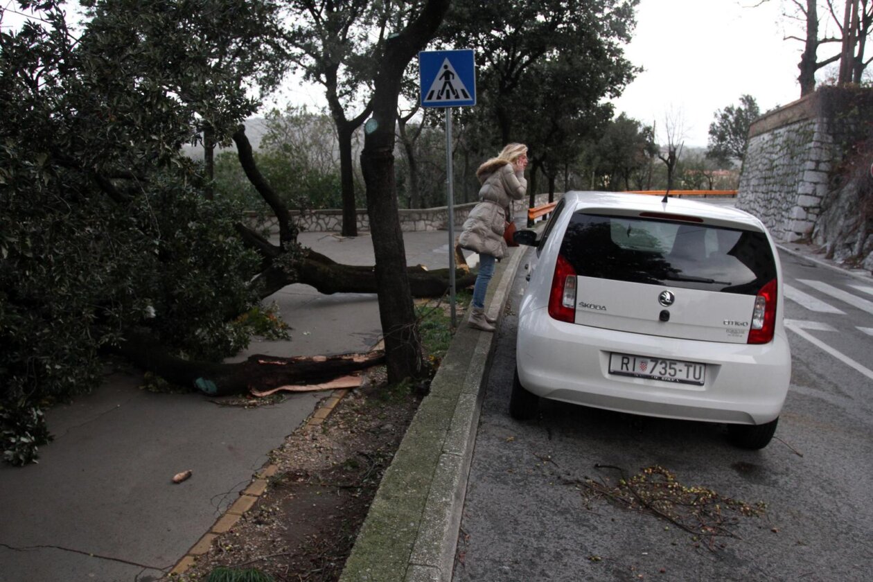ARHIVA: Na dananji 2013. dan olujna bura s orkanskim udarima  poharala je Rijeku