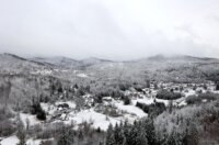 Snijeg je zabijelo Gorski Kotar