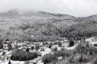 Snijeg je zabijelo Gorski Kotar