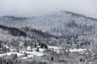 Snijeg je zabijelo Gorski Kotar