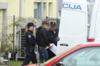 Zagreb: Privođenje osumnjičenog za požar u Vjesniku