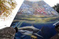 Rijeka: Svečano predstavljanje murala sa simbolima grada, Armade, HNK Rijeke i Hrvatske