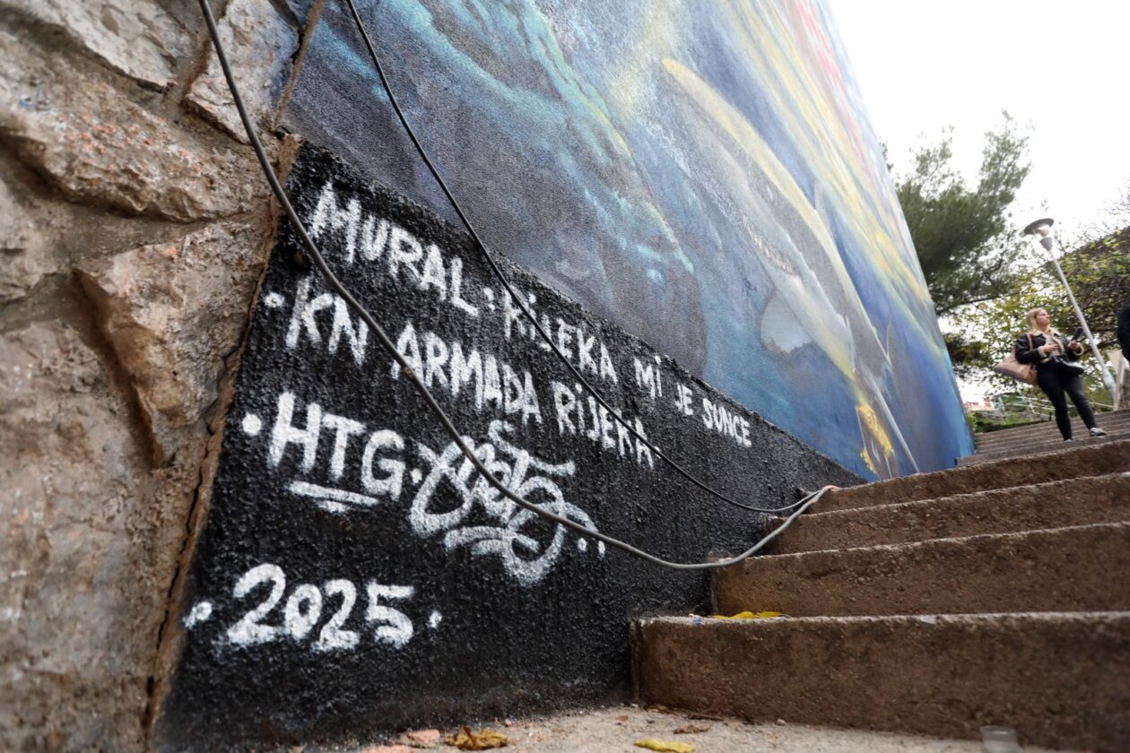 Rijeka: Svečano predstavljanje murala sa simbolima grada, Armade, HNK Rijeke i Hrvatske