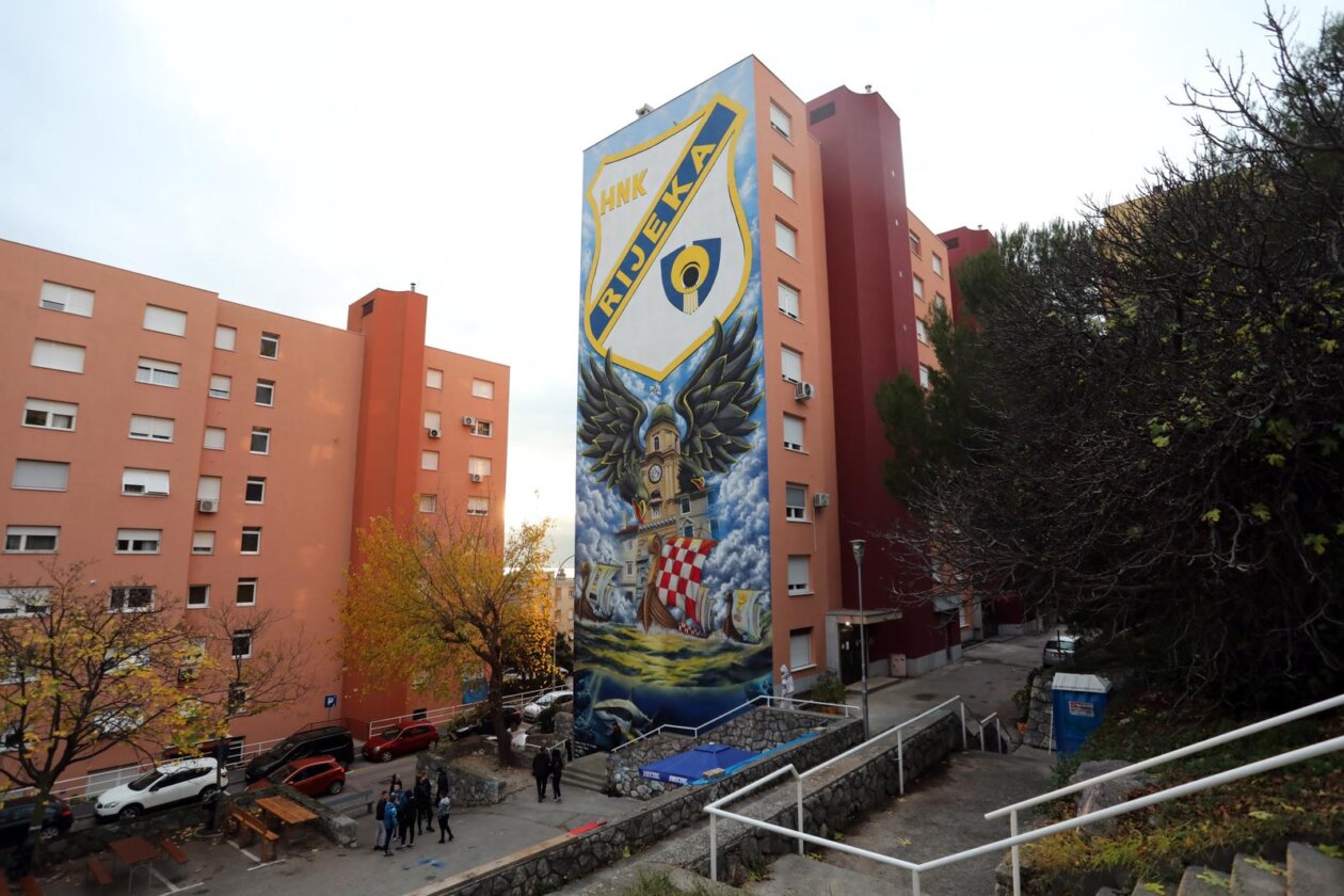 Rijeka: Svečano predstavljanje murala sa simbolima grada, Armade, HNK Rijeke i Hrvatske