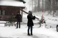 Platak: Zbog lošeg vremena malobrojni izletnici uživaju u snijegu