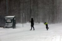 Platak: Zbog lošeg vremena malobrojni izletnici uživaju u snijegu
