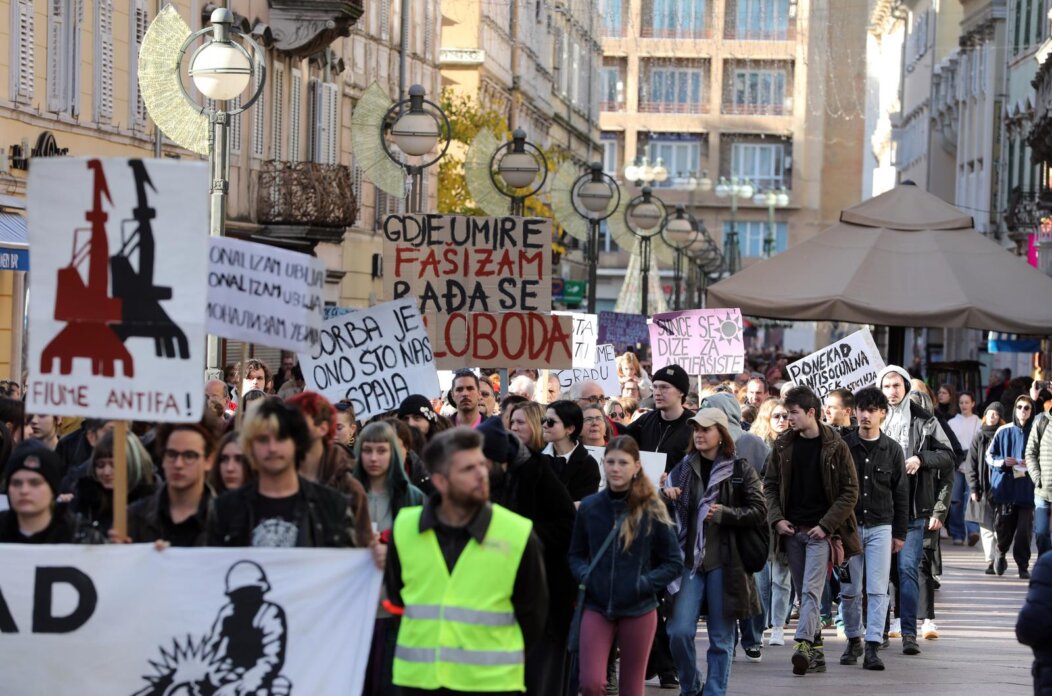 Rijeka: Prosvjedni marš Ujedinjeni protiv fašizma