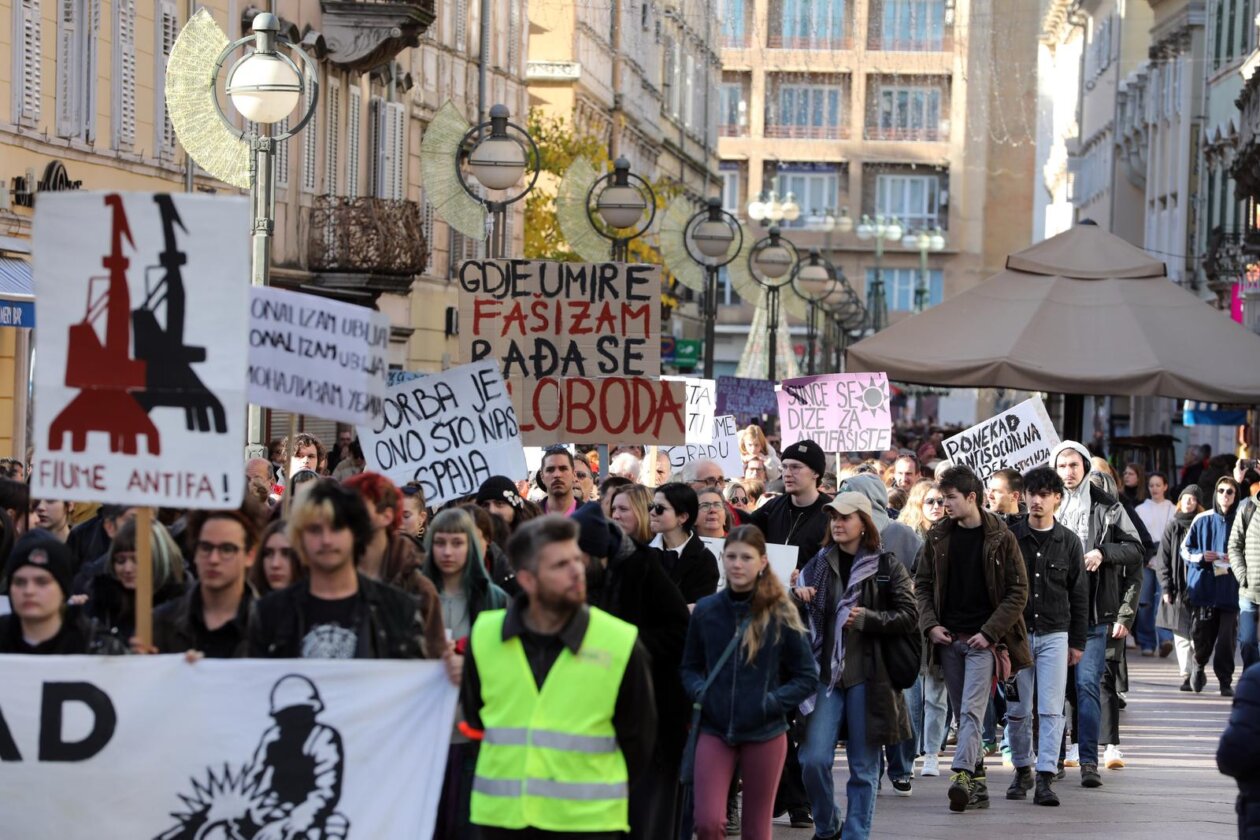 Rijeka: Prosvjedni marš Ujedinjeni protiv fašizma