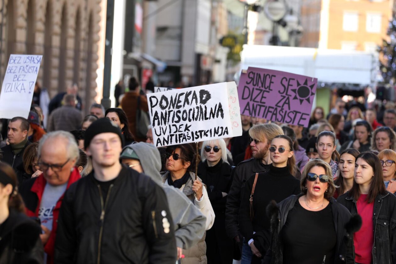 Rijeka: Prosvjedni marš Ujedinjeni protiv fašizma
