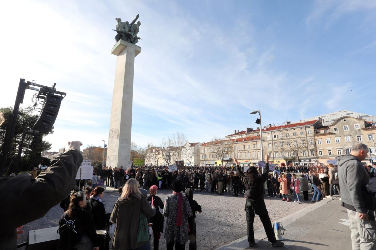 Rijeka: Prosvjedni marš Ujedinjeni protiv fašizma