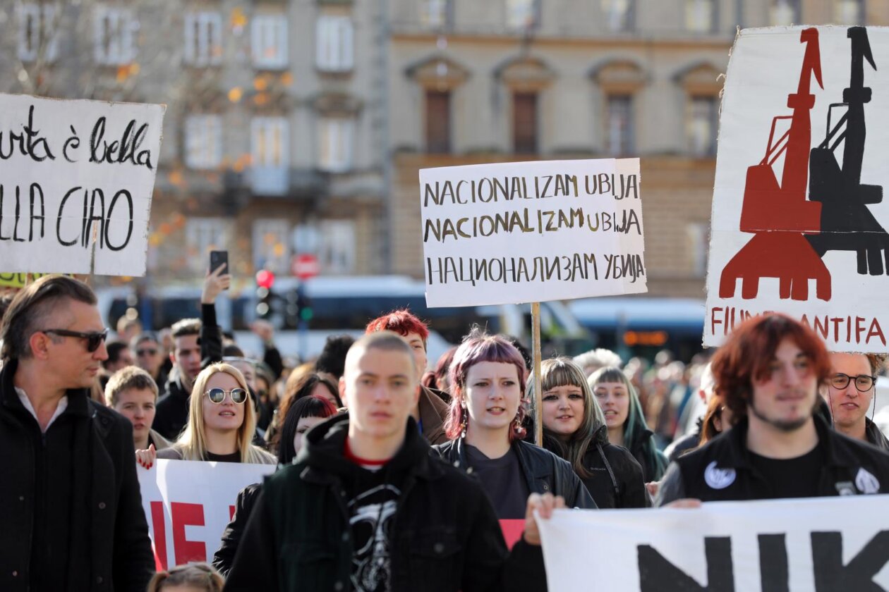 Rijeka: Prosvjedni marš Ujedinjeni protiv fašizma