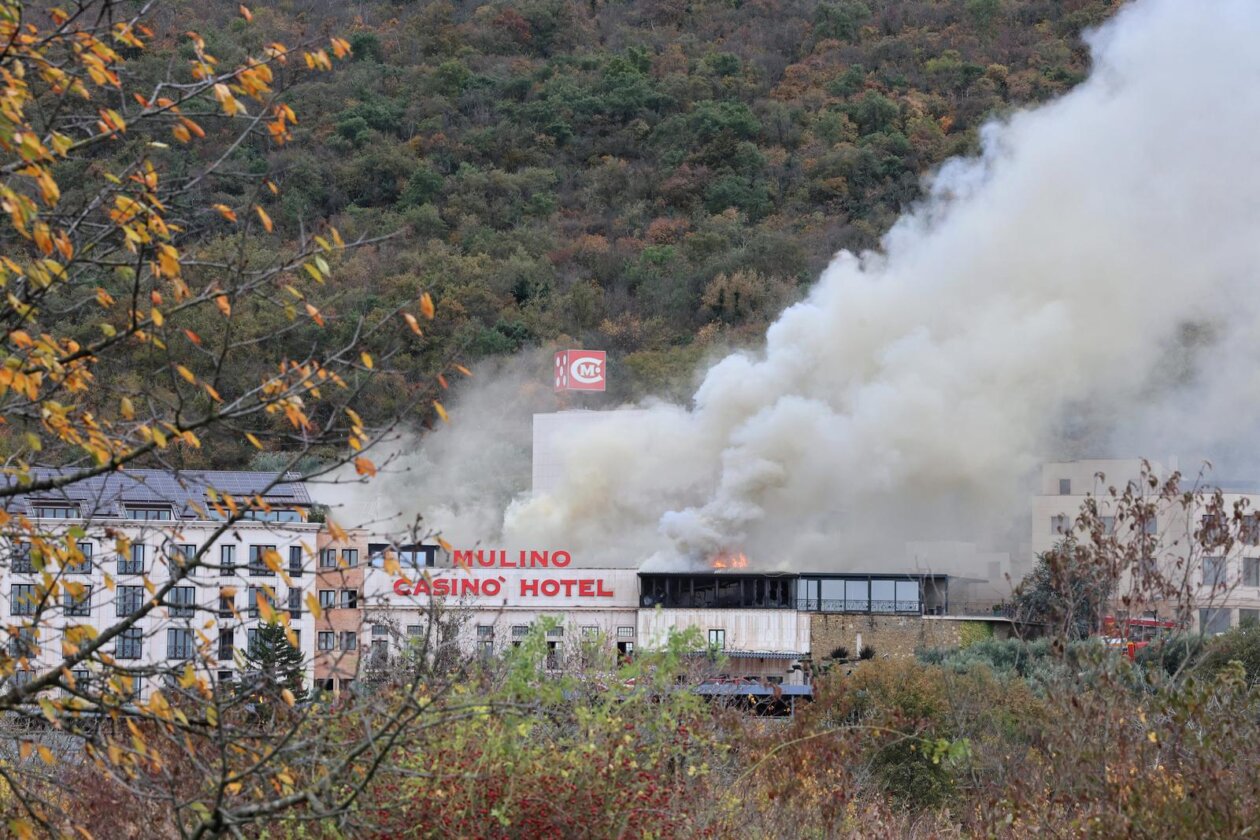 Buje: U hotelu Mulino izbio veliki požar
