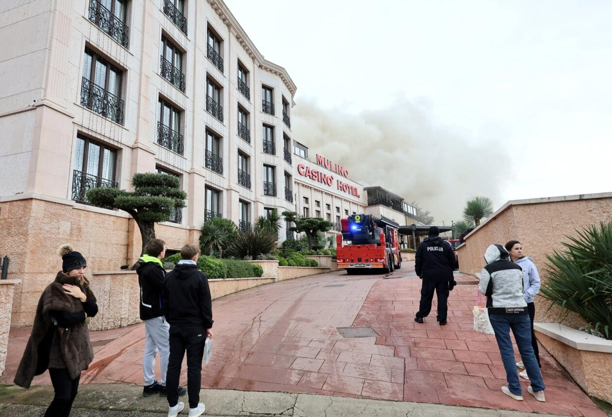 Buje: U hotelu Mulino izbio veliki požar