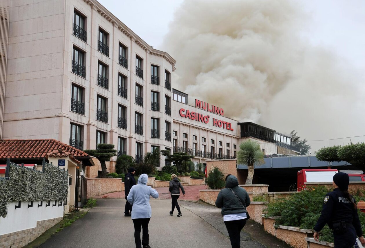 Buje: U hotelu Mulino izbio veliki požar