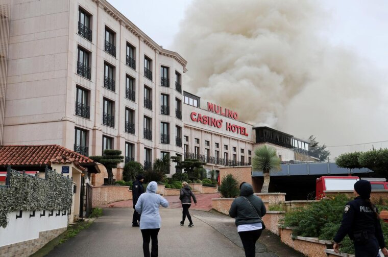 Buje: U hotelu Mulino izbio veliki požar