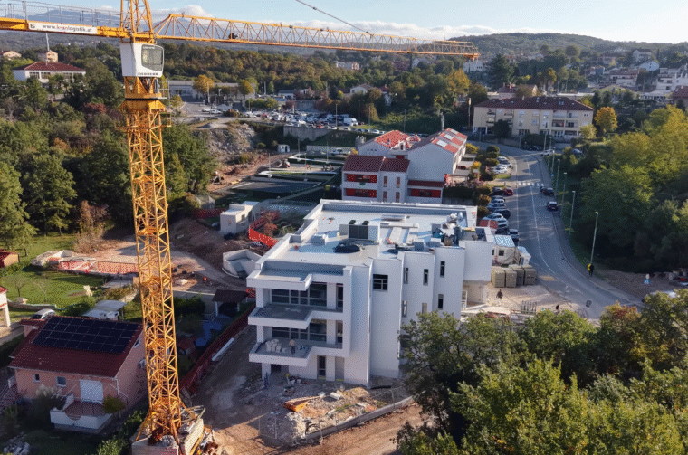 gradilište novog vrtića u centru Viškova