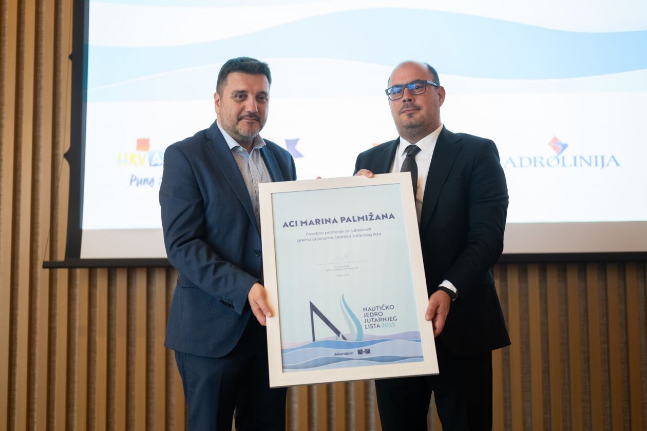 Zadar, 01.12.2025 – Svecana dodjela nagrada Hrvatsko nauticko jedro Jutarnjeg lista