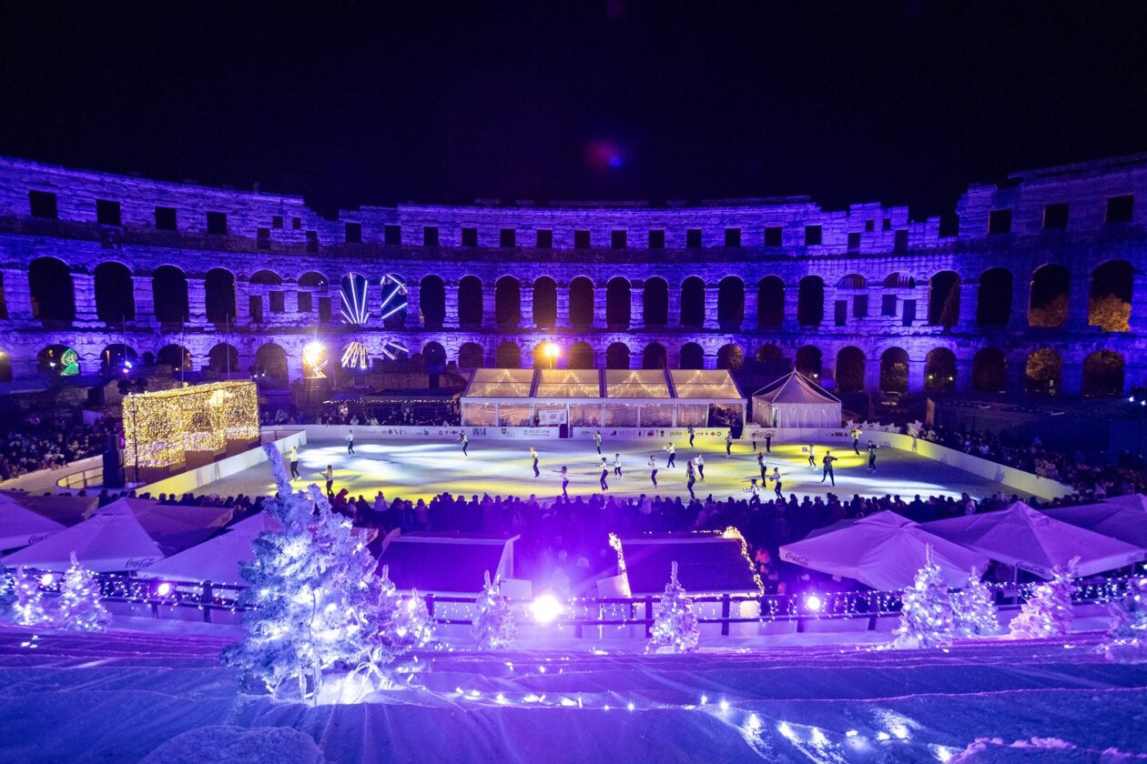 Pula: Svečano otvorenje klizališta u Areni Pula: Svečano otvorenje klizališta u Areni