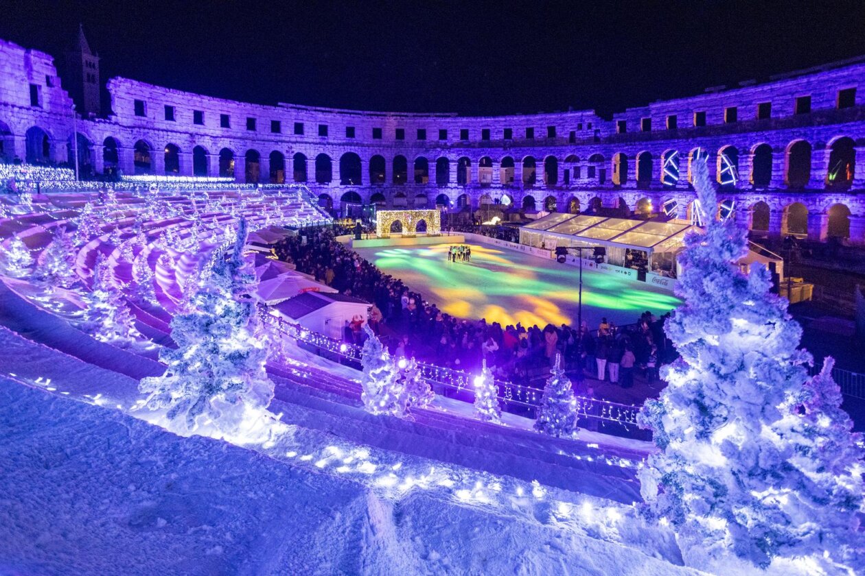 Pula: Svečano otvorenje klizališta u Areni Pula: Svečano otvorenje klizališta u Areni