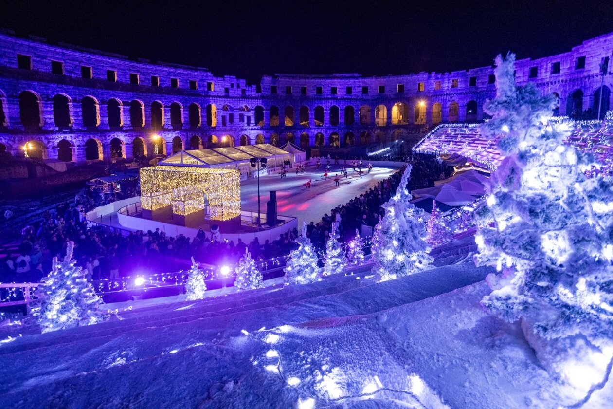 Pula: Svečano otvorenje klizališta u Areni Pula: Svečano otvorenje klizališta u Areni