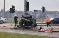 Velika Gorica: Automobilom sletio s ceste pa udario u stup