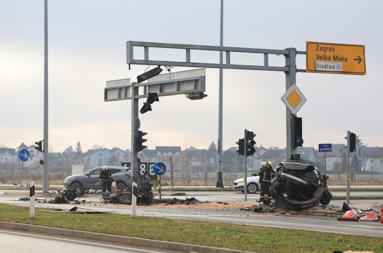 Velika Gorica: Automobilom sletio s ceste pa udario u stup