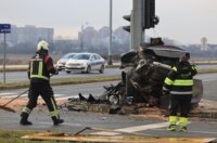 Velika Gorica: Automobilom sletio s ceste pa udario u stup