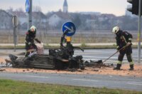 Velika Gorica: Automobilom sletio s ceste pa udario u stup