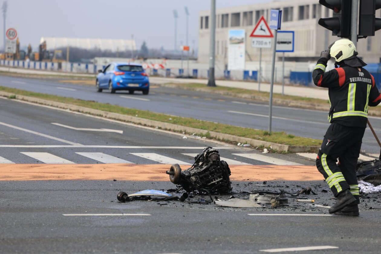 Velika Gorica: Automobilom sletio s ceste pa udario u stup